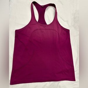 Lululemon Swiftly Tech Purple Tank 14